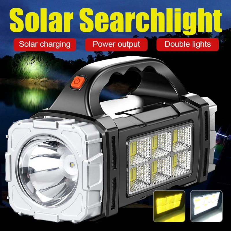 Fire Torch Solar - 2024 مصباح ليد جيب قوي USB