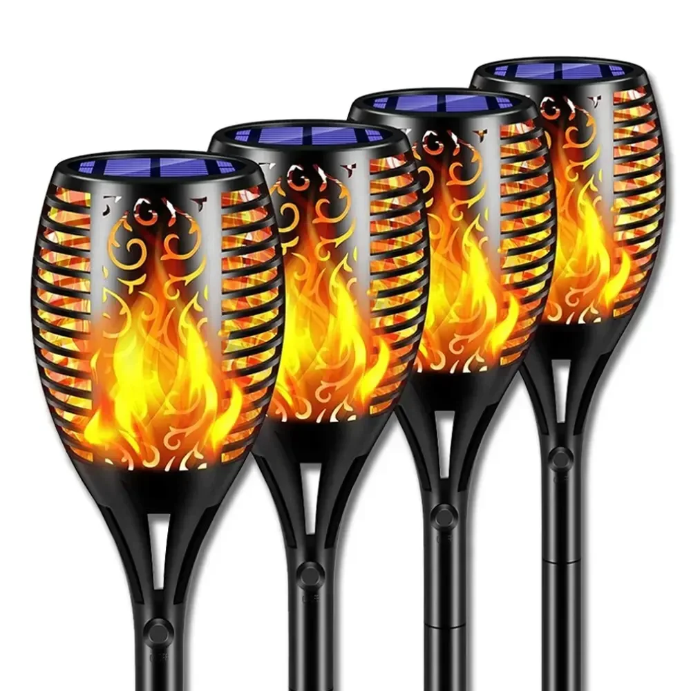 Fire Torch Solar - مصباح حديقة شمسي خارجي بتأثير اللهب