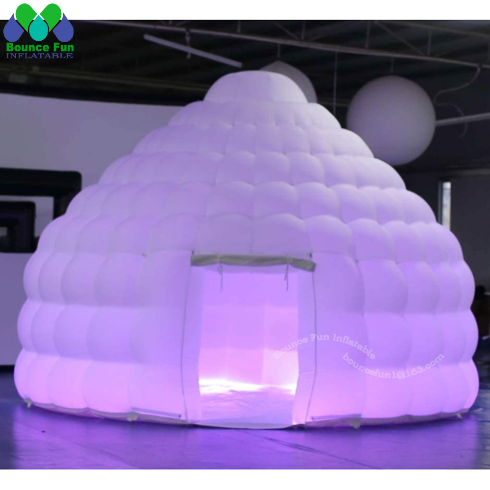 Outdoor Lighting Rental For Party - الأبيض نفخ القباني قبة خيمة مع