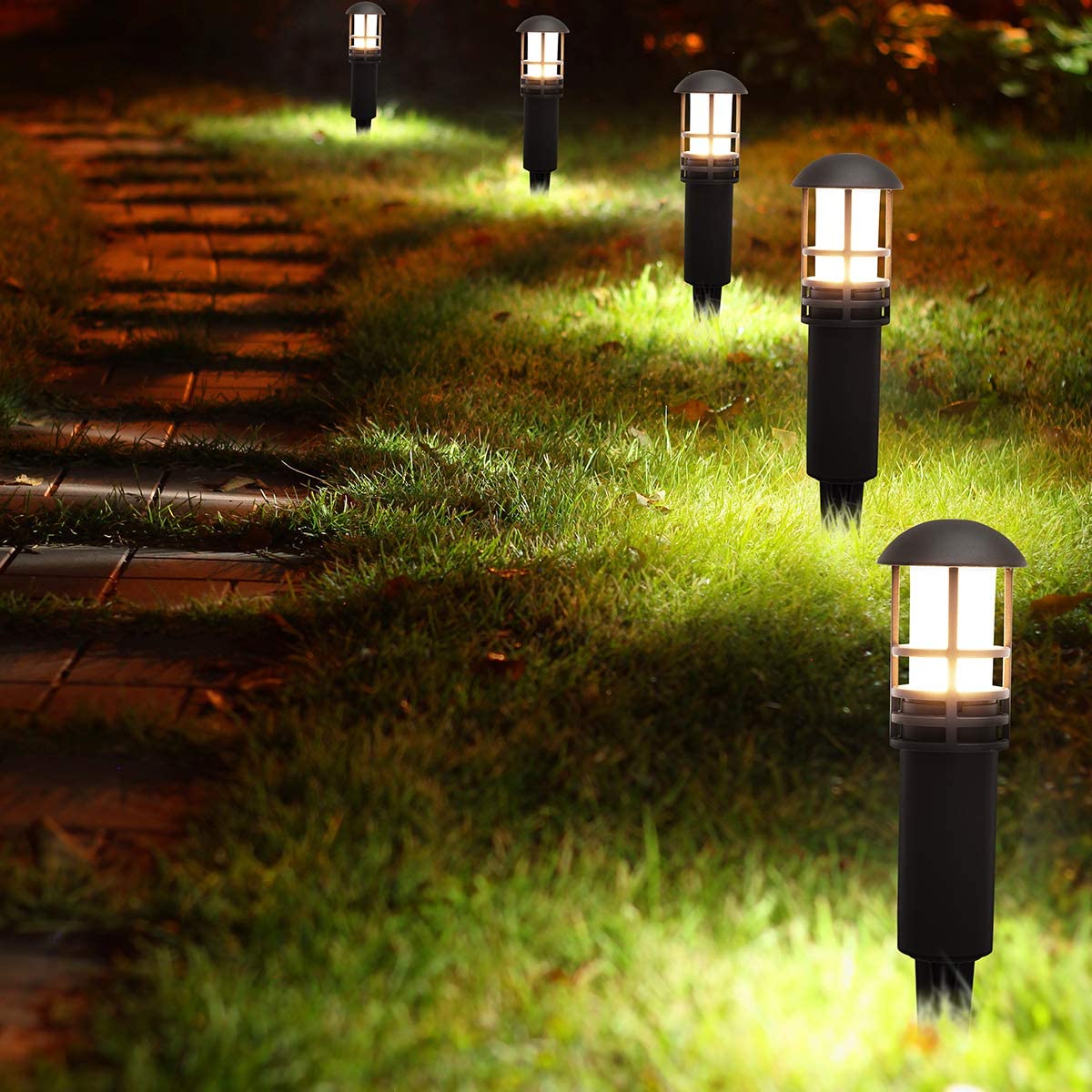 Landscape Spike Light - 8 قطعة LED في الهواء الطلق
