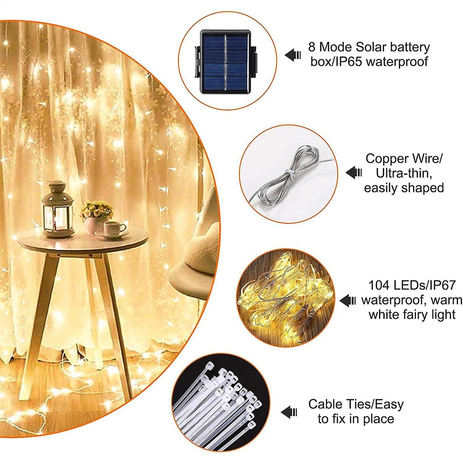 Outdoor Lighting Gazebo - مصباح شمسي على شكل مظلة مع