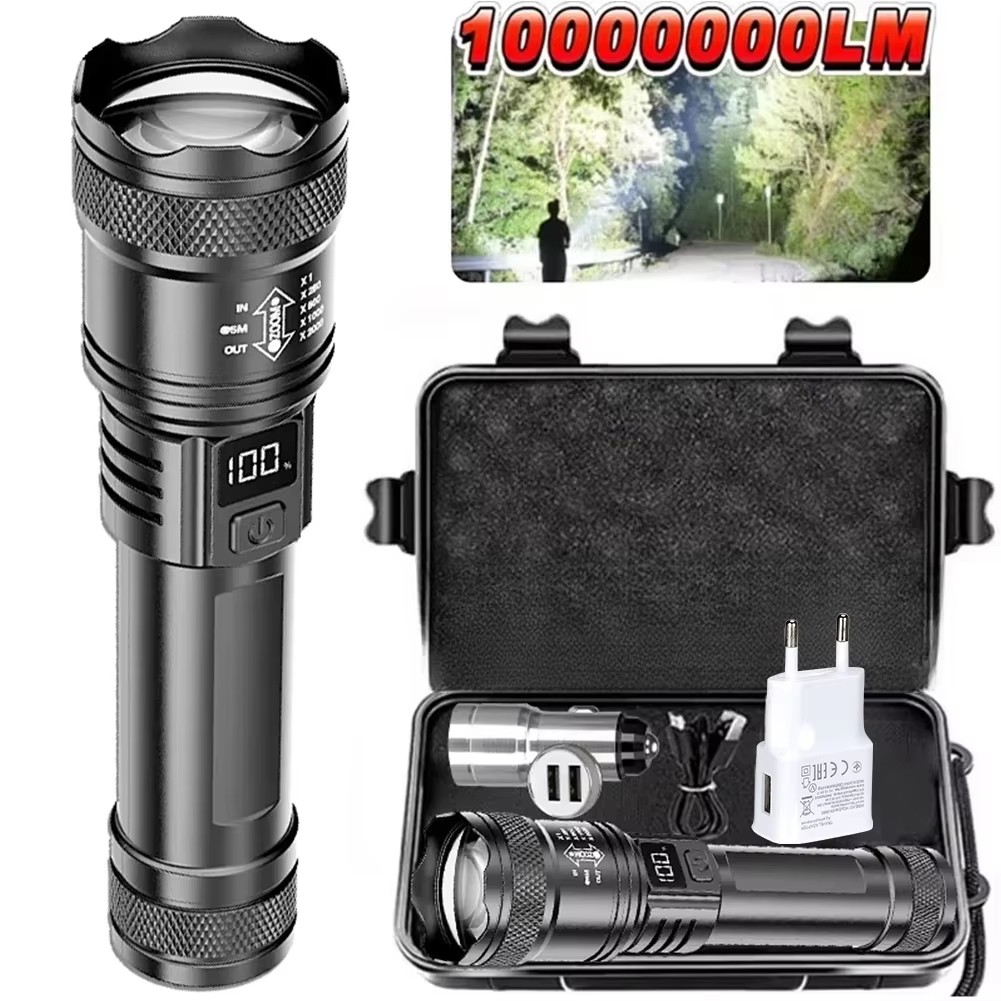 Outdoor Lighting Guide - مصباح يدوي LED قابل لإعادة الشحن