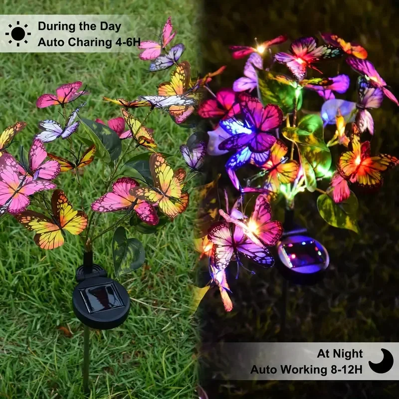 أضواء حديقة الفراشة LED بالطاق - مراجعة Outdoor Lighting Manufacturers وسعره
