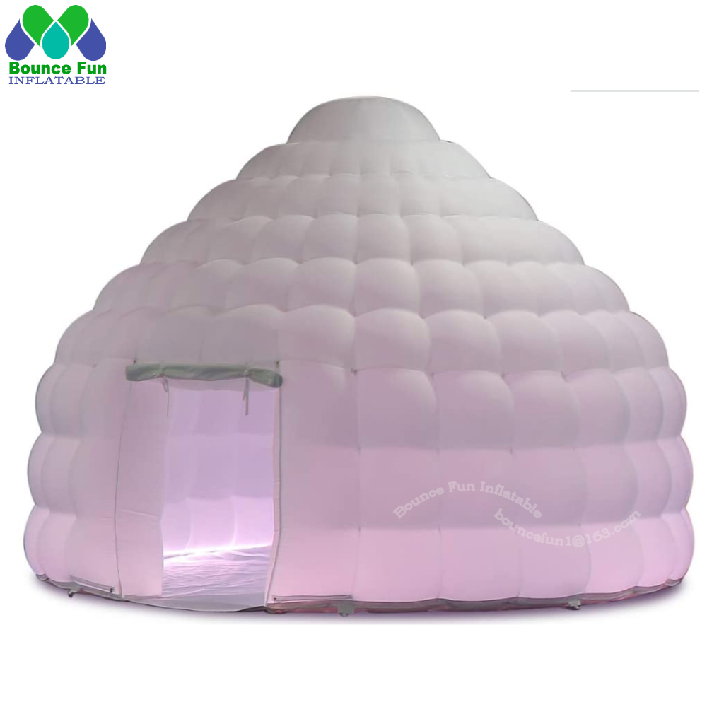 الأبيض نفخ القباني قبة خيمة مع - مراجعة Outdoor Lighting Rental For Party وسعره
