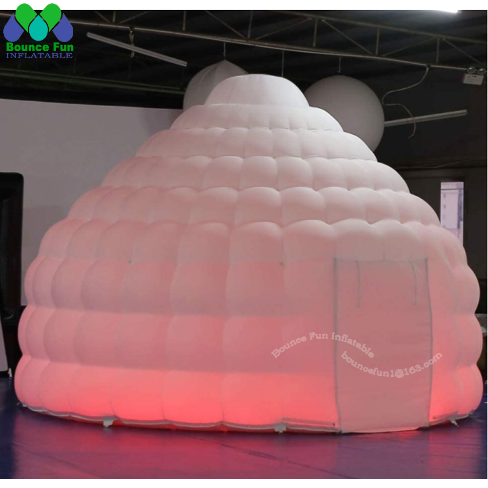 الأبيض نفخ القباني قبة خيمة مع - مراجعة Outdoor Lighting Rental For Party وسعره
