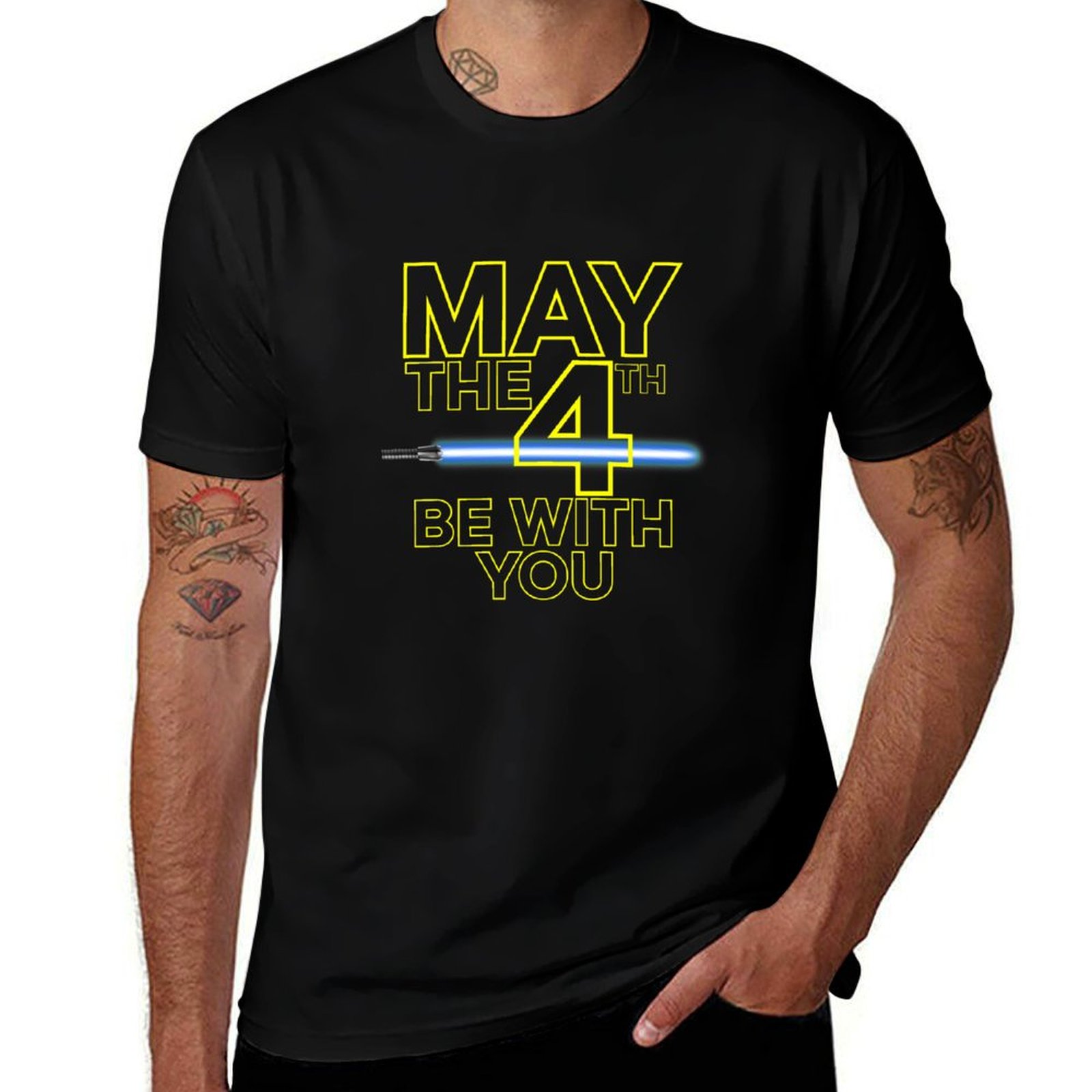 تي شيرت May The 4th Be With Yo - مراجعة Outdoor Lighting Not Working وسعره