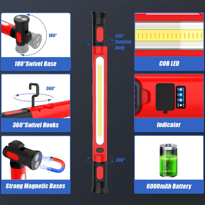 مصباح عمل مغناطيسي فائق السطوع - مراجعة Outdoor Lighting Repair وسعره