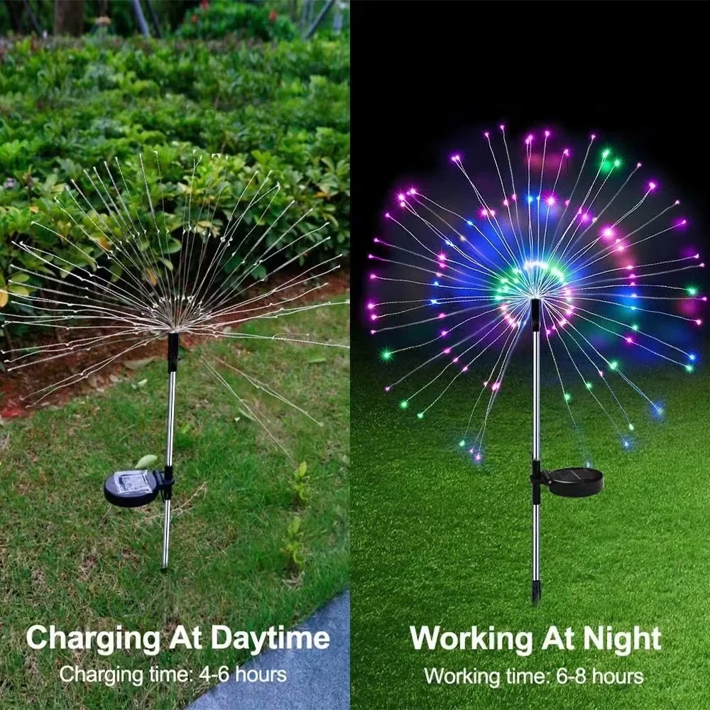 200LED الشمسية الألعاب النارية - مراجعة Wired Pathway Light وسعره