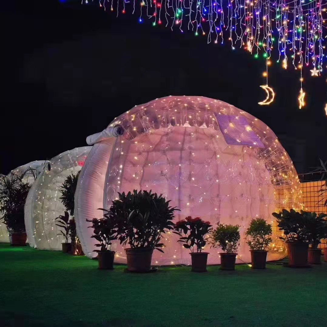 خيمة فقاعية قابلة للنفخ، قبة ش - مراجعة Outdoor Lighting Rental For Party وسعره