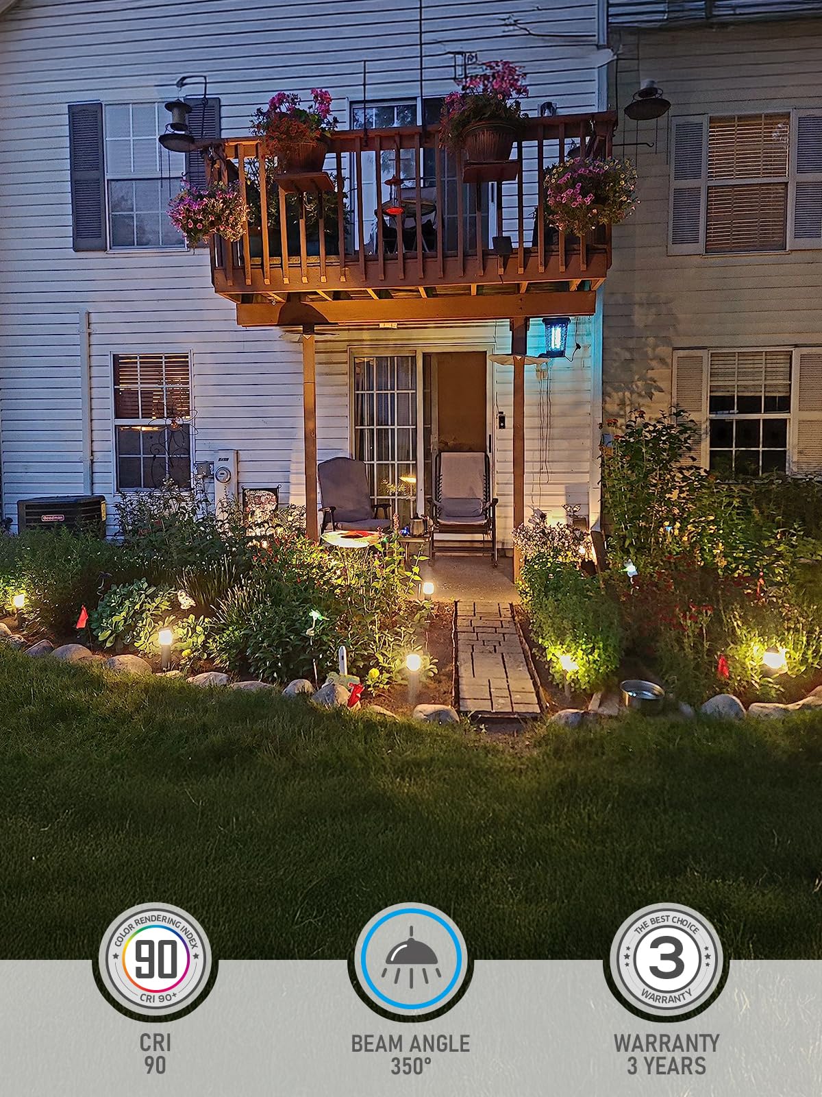 8 قطعة LED في الهواء الطلق حدي - مراجعة Landscape Spike Light وسعره