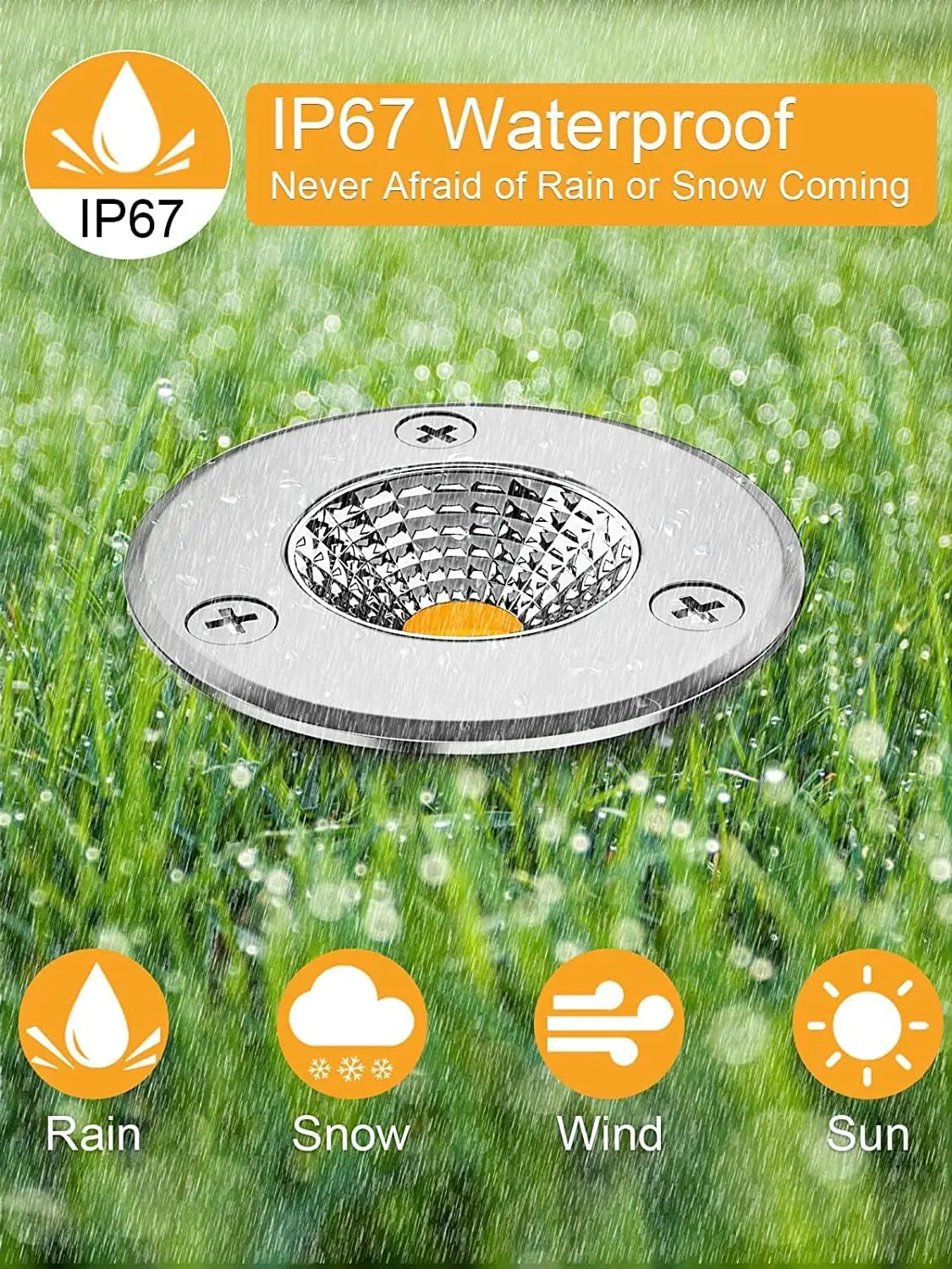 أضواء LED أرضية منخفضة الجهد ل - مراجعة Wired Pathway Light وسعره