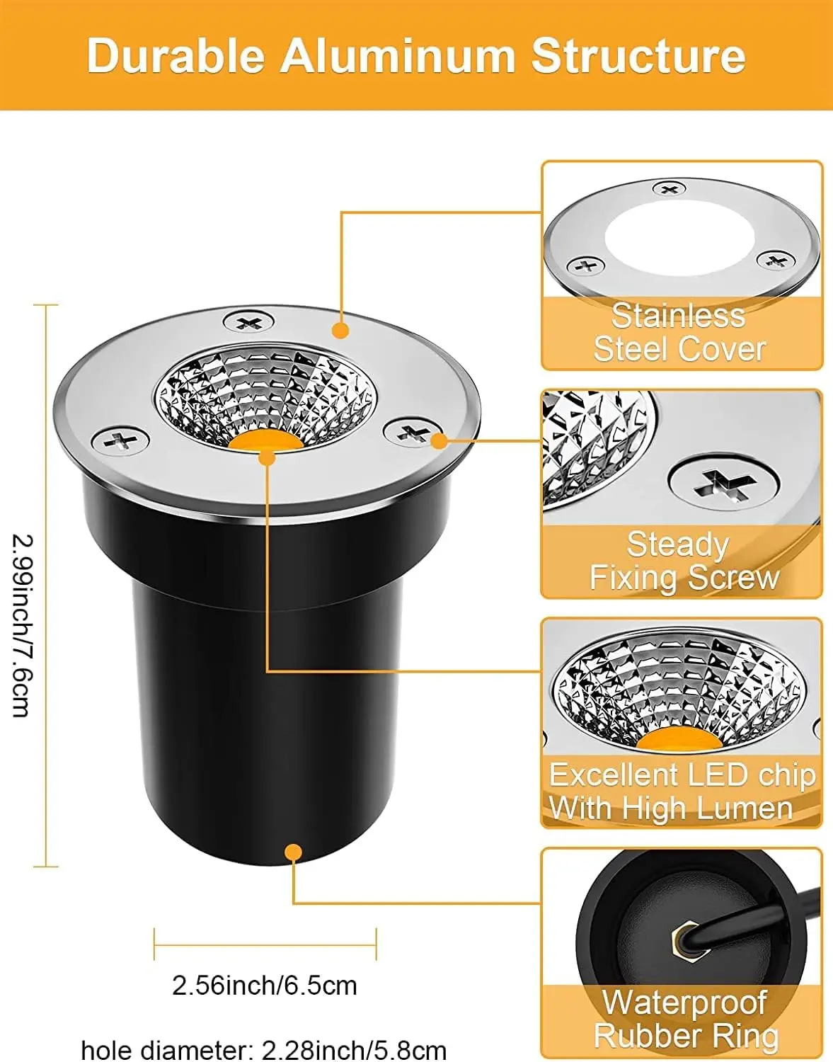 أضواء LED أرضية منخفضة الجهد ل - مراجعة Wired Pathway Light وسعره