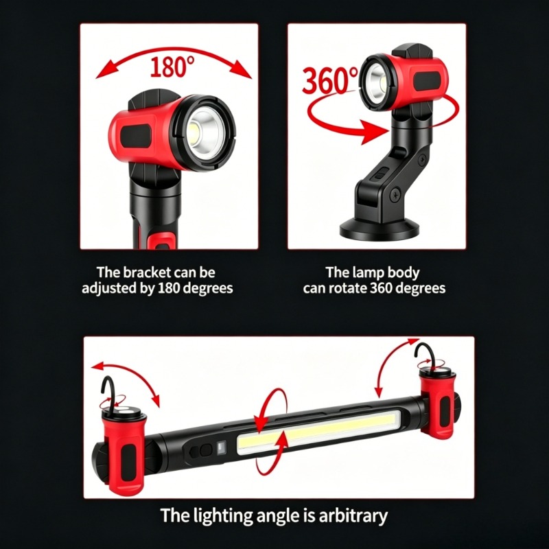 مصباح عمل مغناطيسي COB قابل لإ - مراجعة Outdoor Lighting Repair وسعره