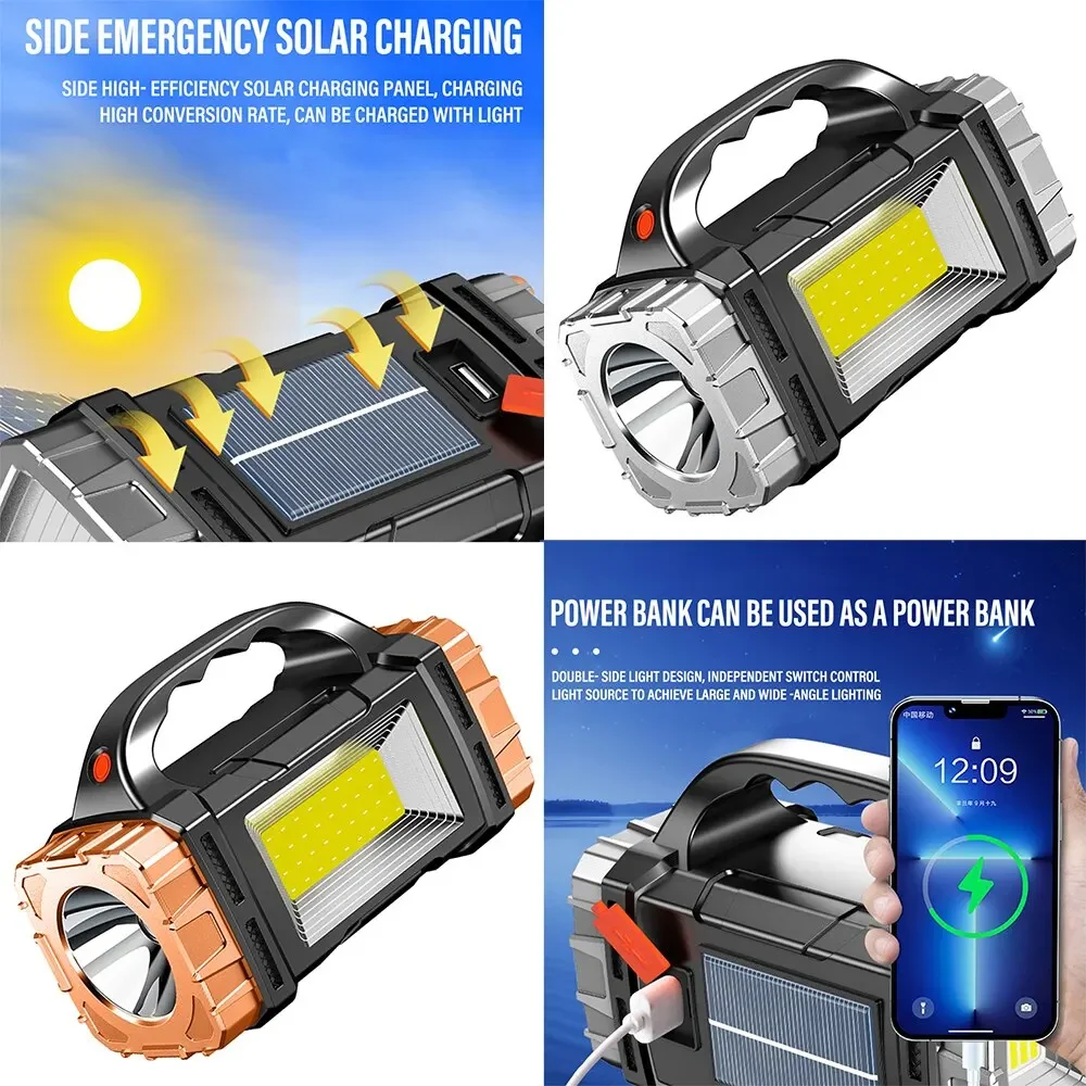 مصباح يدوي LED شمسي عالي الطاق - مراجعة Outdoor Lighting Guide وسعره