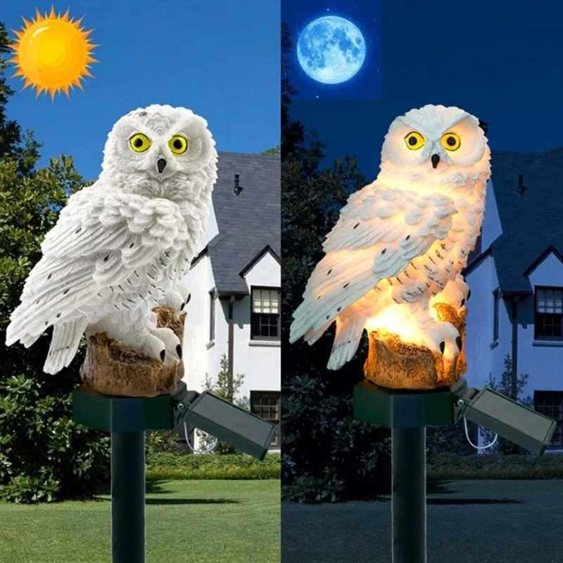 تمثال بومة يعمل بالطاقة الشمسي - مراجعة Outdoor Lighting Manufacturers وسعره
