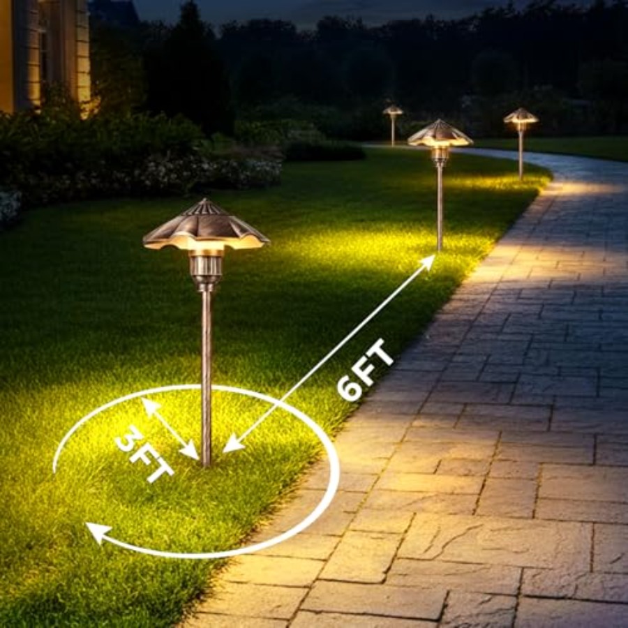 أضواء حدائق منخفضة الجهد، إضاء - مراجعة Wired Pathway Light وسعره