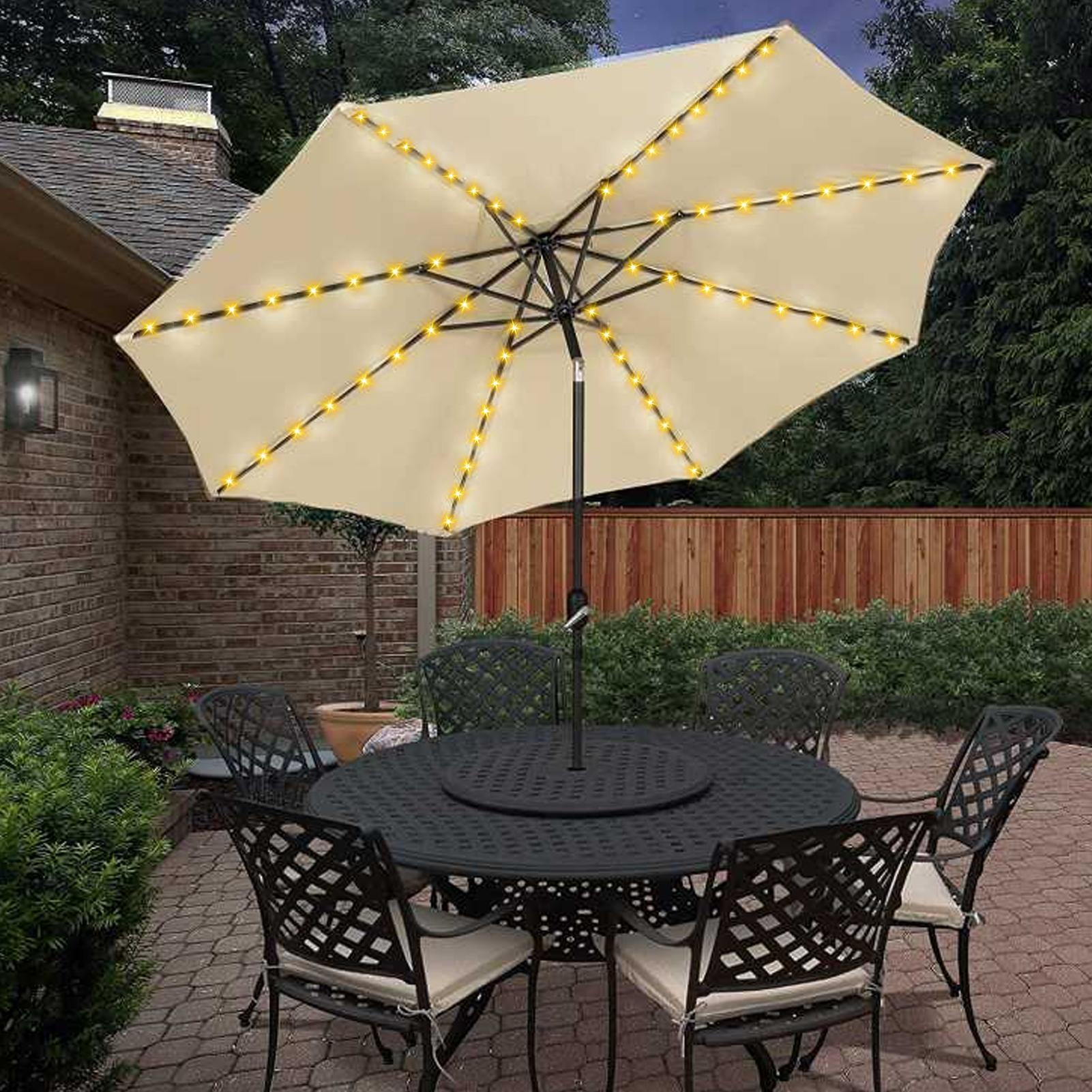 مصباح شمسي على شكل مظلة مع 104 - مراجعة Outdoor Lighting Gazebo وسعره