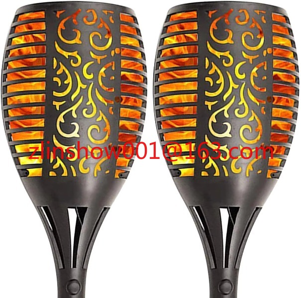 96led في الهواء الطلق حديقة ال - مراجعة Fire Torch Solar وسعره