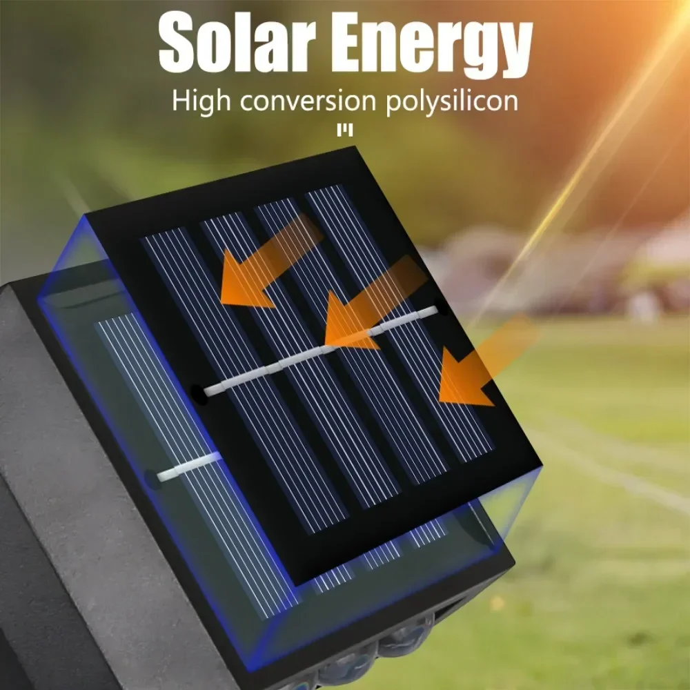 مصباح شمسي خارجي بـ 4/6/8 مصاب - مراجعة Solar Wall Sconce وسعره