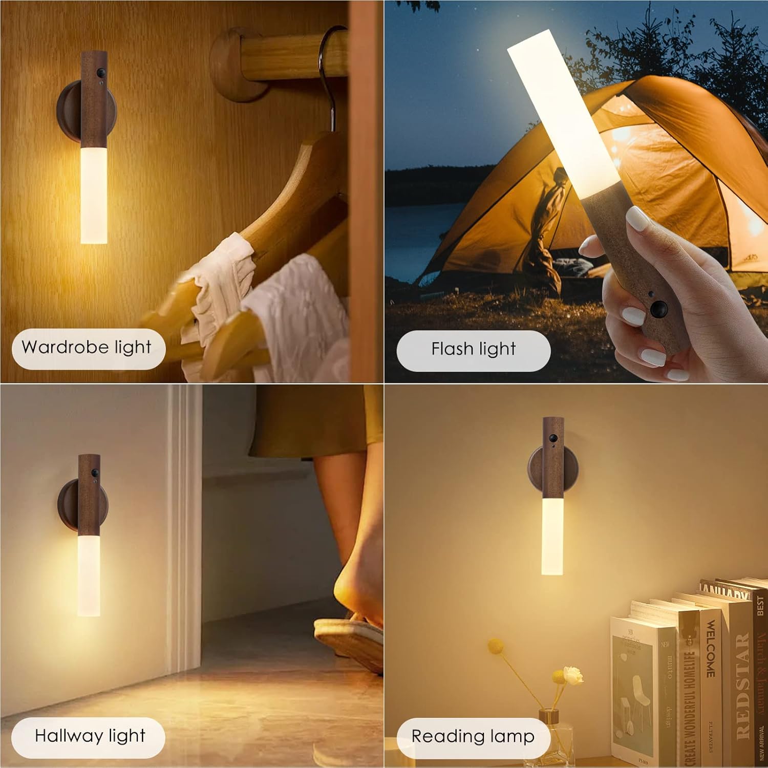 مستشعر حركة ذكي ضوء ليلي قابل  - مراجعة Solar Wall Sconce وسعره