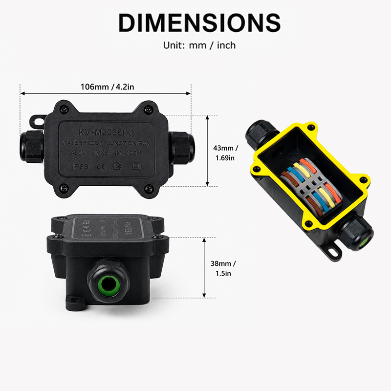 صندوق توصيل مقاوم للماء IP68 ب - مراجعة Outdoor Lighting Junction وسعره