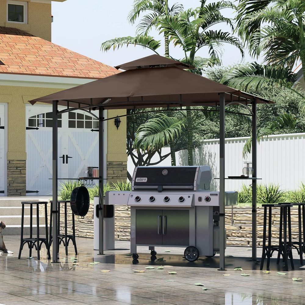 جازيبو للشواء في الهواء الطلق  - مراجعة Outdoor Lighting Gazebo وسعره