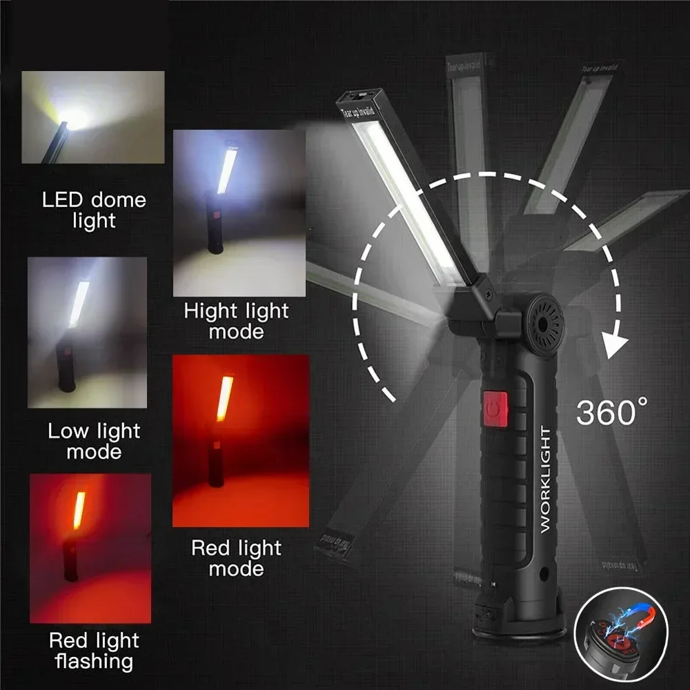 LED COB مصباح يدوي USB مصباح ف - مراجعة Outdoor Lighting Bulbs وسعره